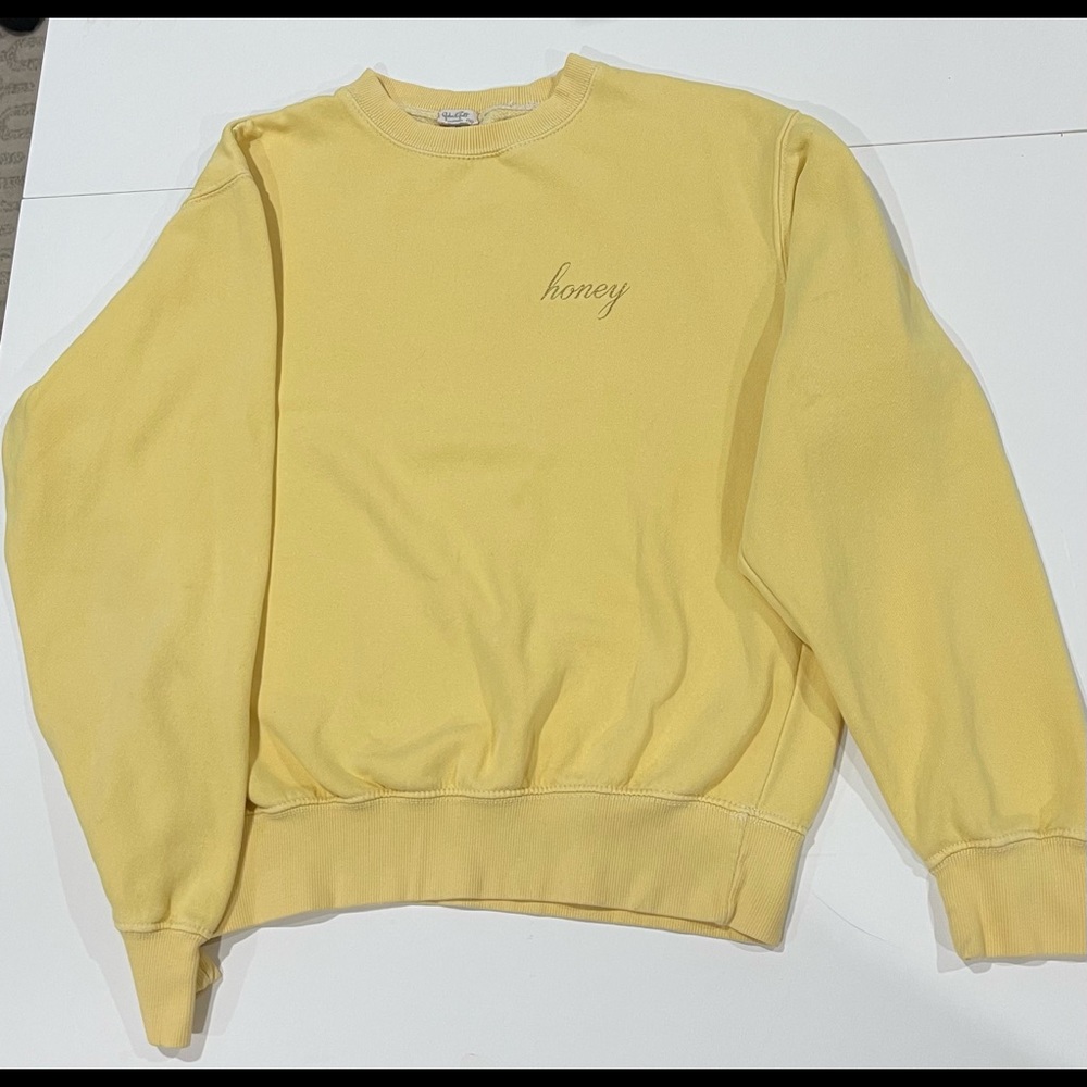 Brandy Melville Honey Crewneck